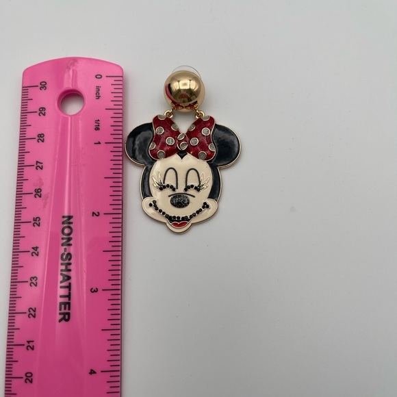 Baublebar x Disney Large Dangling Minnie Mouse Earrings NIB - Picture 5 of 7